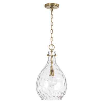 Pendentif 1 Lumière goutte d'eau