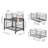 Pull-Out Slide-Out Cabinet Organizer With Foldable Design For Kitchen Storage And Spice Rack