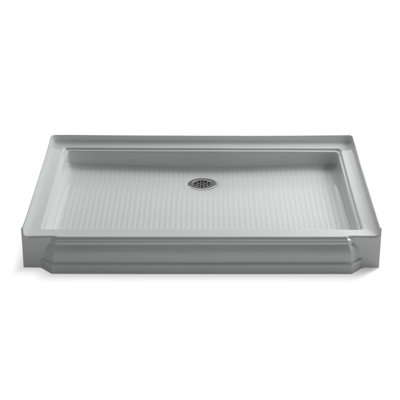 Memoirs 48" x 34" Single Threshold Rear Center Drain Shower Base