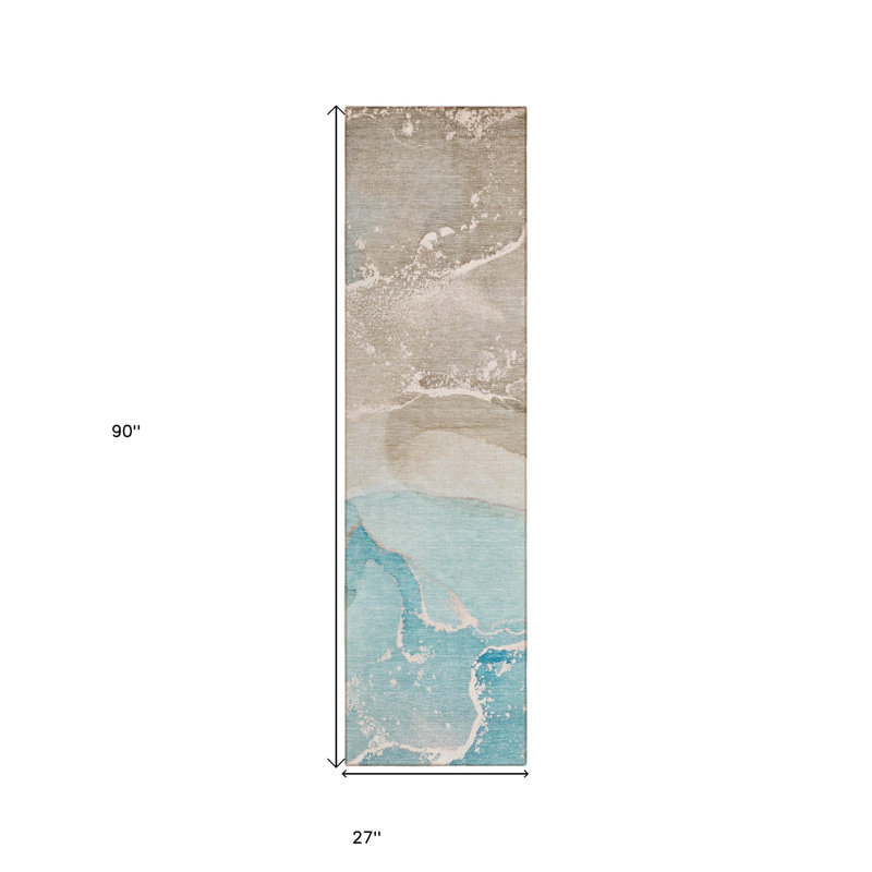 Tapis de couloir d'extérieur 8 pi