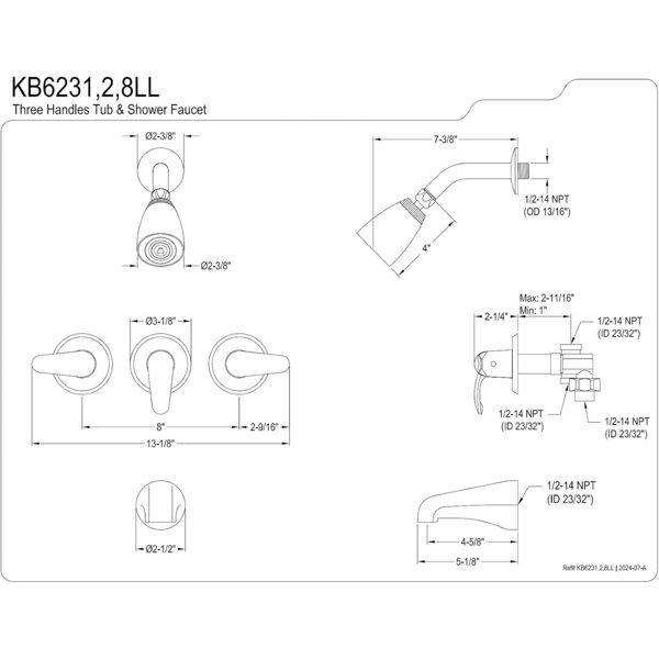 Dimensions du produit