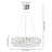 Alissya LED crystal Tiered Ring Chandelier