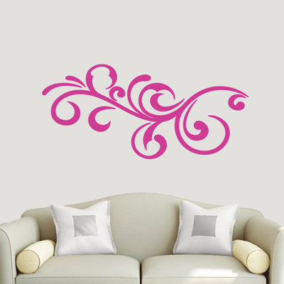 Adhésif décoratif volute