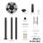 Fontane 10ft Modern Heavy-Duty Steel Solar Lamp Post Set for Yard & Driveway-1064253715-1067519924