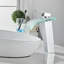 Robinet pour salle de bain à poignée simple avec drain-93528519
