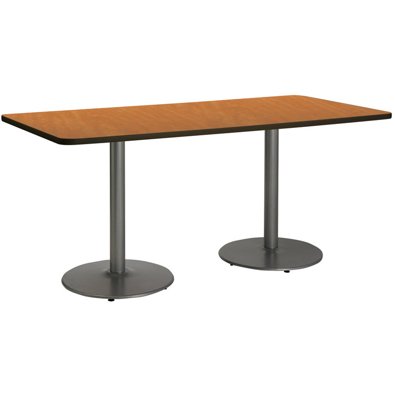 Table de salle de repos 72 "L, Chêne moyen, H 29 po x l 36 po x L 72 po
