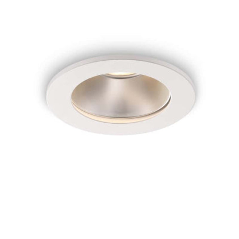 9 Watt White Recessed LED Downlight Fitting, White