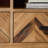 74.4" Farmhouse Solid Wood TV Stand, Extendable Media Console with 2-Drawers, Rustic Entertainment Center for TVs Up to 80", Easy Assembly