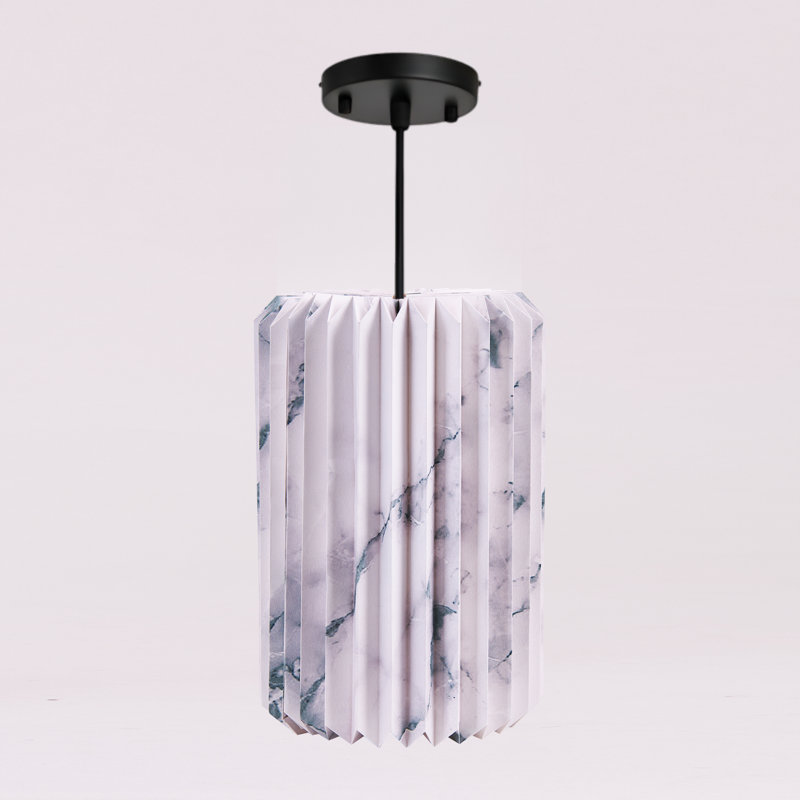 30cm H Cardboard / Paper Rectangle Pendant Shade