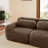Comfortable Modular Sofas, Plush Chocolate Design For Living Room