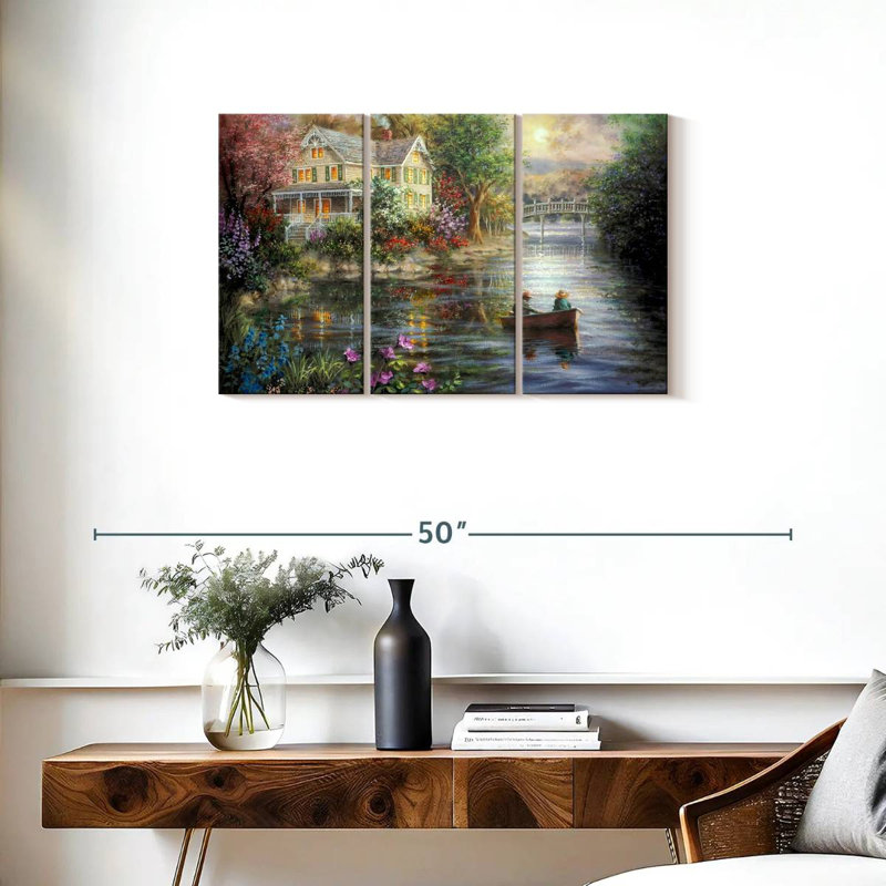 Lilie The Evening Reflections, 20" H x 33" W