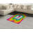Psychedelic High Density Long Fiber Poly Threads Decorative Area Rug Carpet-42031719