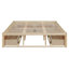 Lit plateforme avec 6 tiroirs de rangement-242091197-242091192