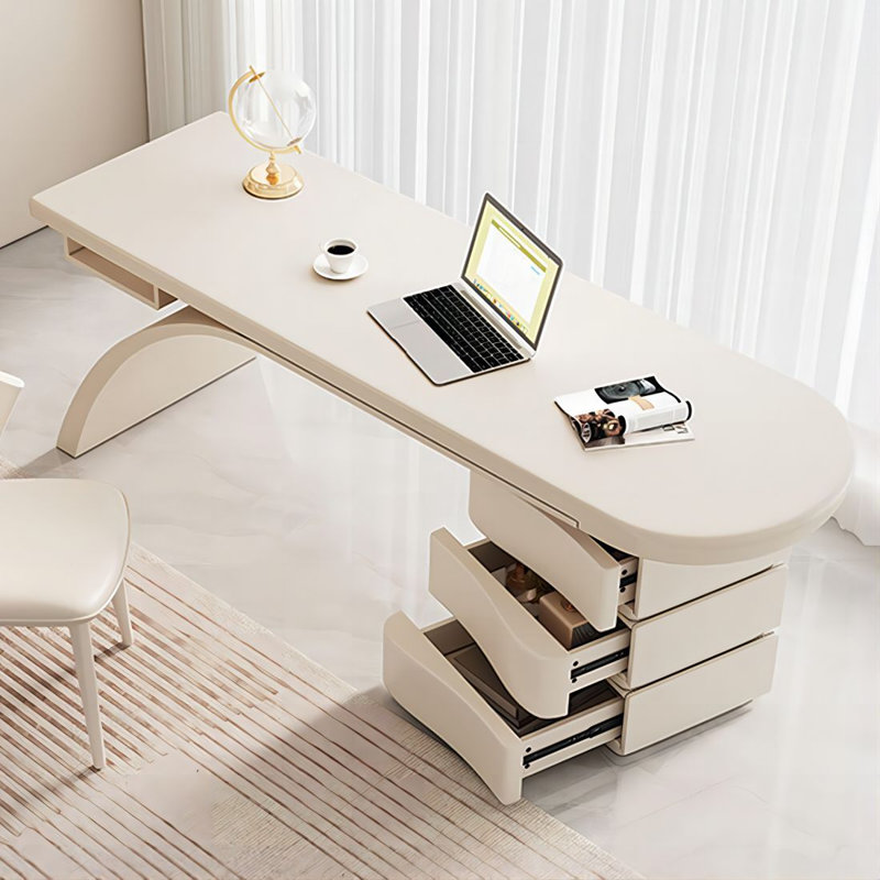 Le bureau et la table d'écriture sont modernes et simples, H 29,53 po x l 62,99 po x P 27,56 po