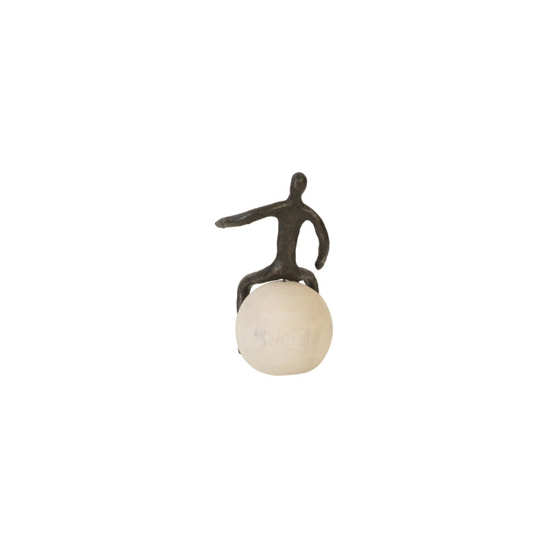 Figures Figurine on Wood Base