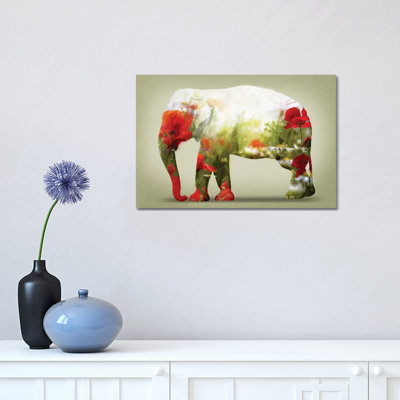 Poppy by Vin Zzep - Wrapped Canvas Print