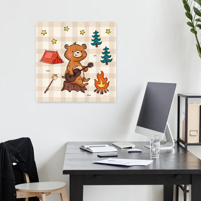 Contemporary Camping Bears Ii With Animals Bear Art