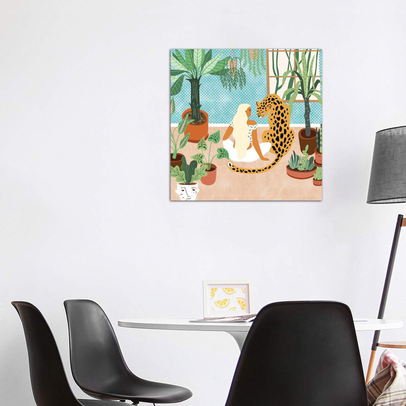 Urban Jungle - Wrapped Canvas Print, 93.98 cm H x 93.98 cm W x 1.91 cm D