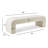 Emmie 60'' Boucle Upholstered Waterfall Bench