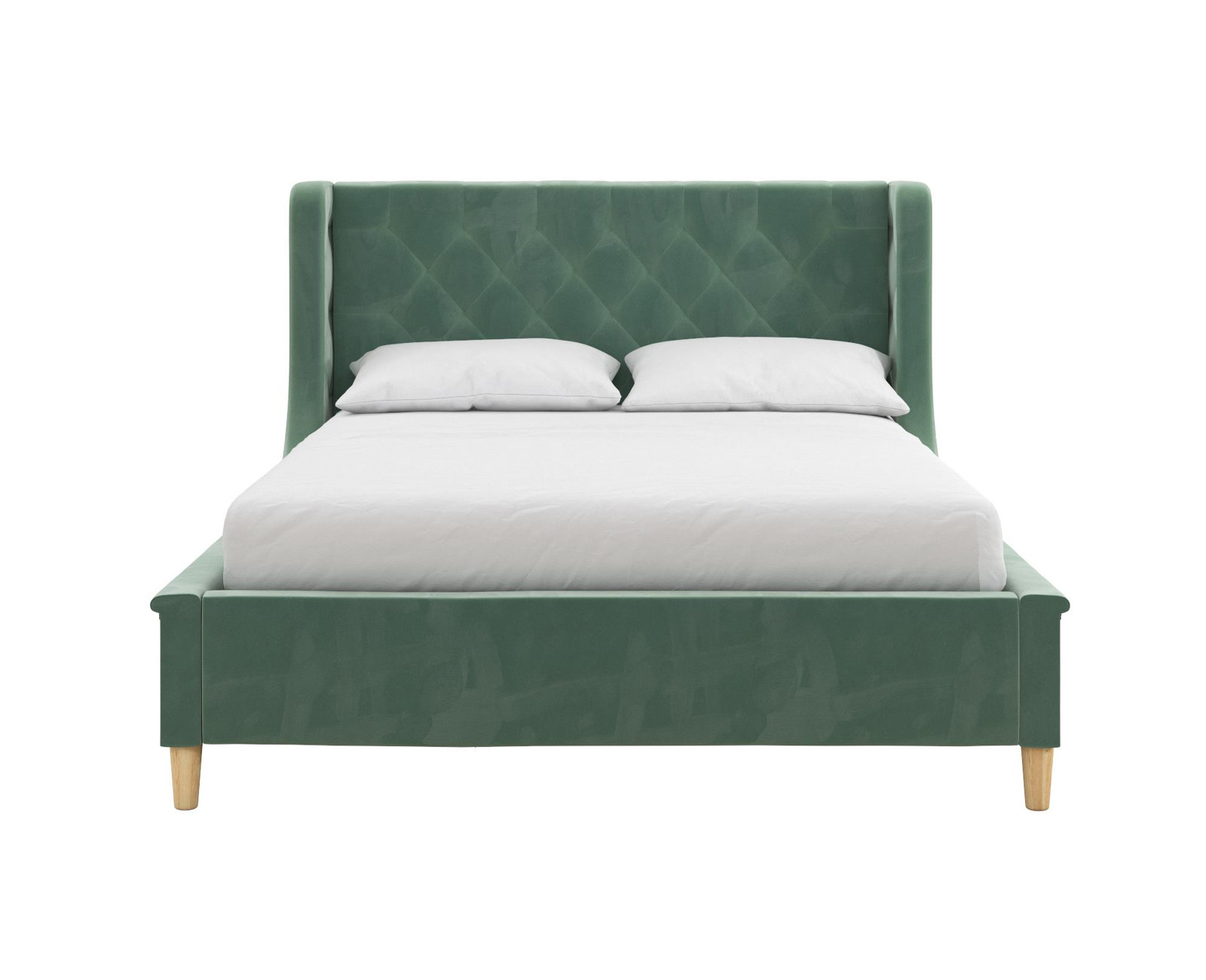 Ambrosia Full Platform Bed, Pink, Full