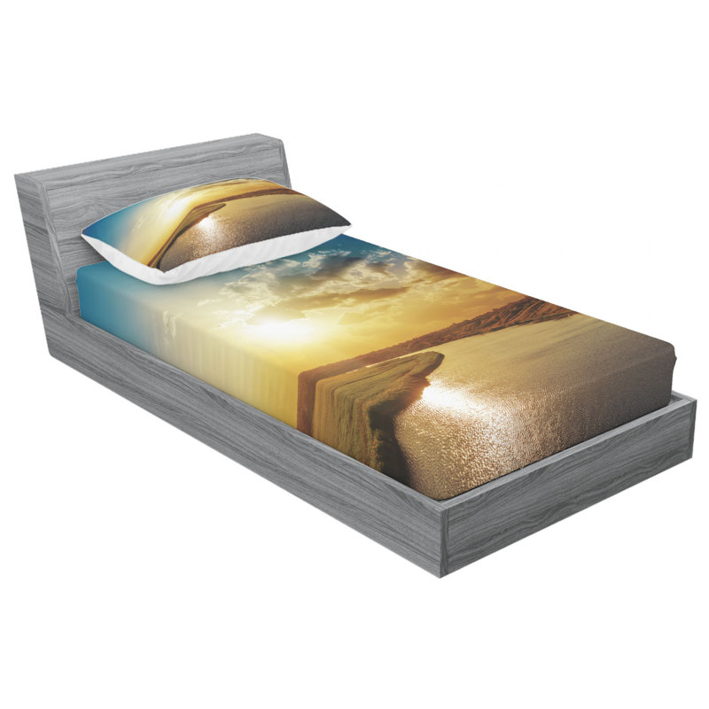 Microfiber Sheet Set, Twin XL Sheet Set with Fitted Sheet