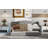 Upholstered Twin XL Size Daybed With LED Belt And Trundle, Gray-1605802440