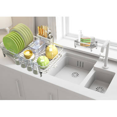 Don Hierro Drop, Stainless Steel Dish Drying Rack for Kitchen Counter