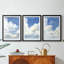 LANDSCAPES Series LVI - Impression encadrée sur mesure de qualité supérieure - 3 pièces-1156837431-1156837577