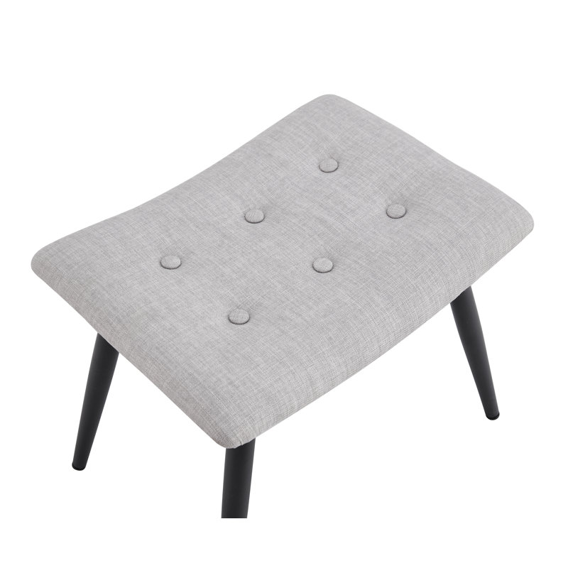 Baranowski Upholstered Armchair with Footstool