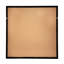 Boîte décorative murale 39,5 x 1 x 39,5 po, magnifiques feuilles blanches sur fond foncé