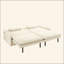 Canapé-lit convertible 4 places - tissu chenille, siège profond, canapé Cloud moderne avec rangement, port USB et oreiller 2-en-1, canapé-lit pour salon, appartement, chambre à coucher-121227001