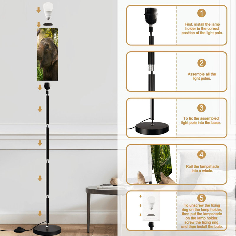 Lampe sur pied Elephant Dimmable Modern
