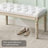 Boswick Linen Upholstered Bench-341042358-346529068