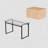 Minimalist Rectangular Glass Dining Table For 4-6 With 0.31" Tempered Glass Tabletop And Metal Legs, Writing Table Desk-441615410
