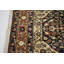 Tapis bleu marine foncé en laine noué à la main de conception unique 6 pi x 9 pi années 1980 Ferra