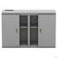 Lit escamotable double avec tablettes, armoires et ports USB (lit)-672703641