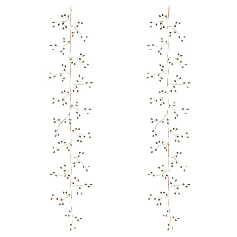 Guirlande Jewel Bead Leaf (lot de 2)