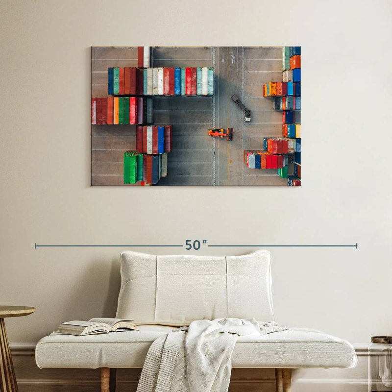 Mehar Freight Yard II, 26" H x 39" W