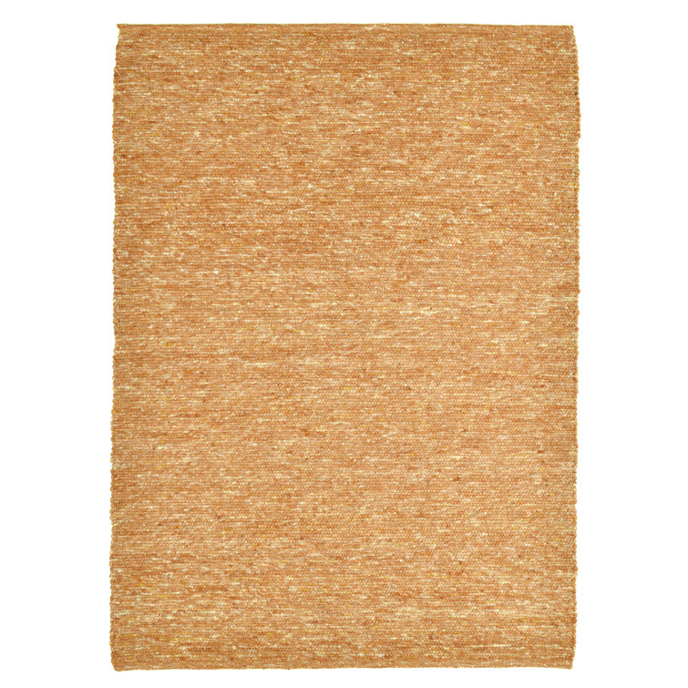 Hand Woven Wool Terracotta Indoor Rug