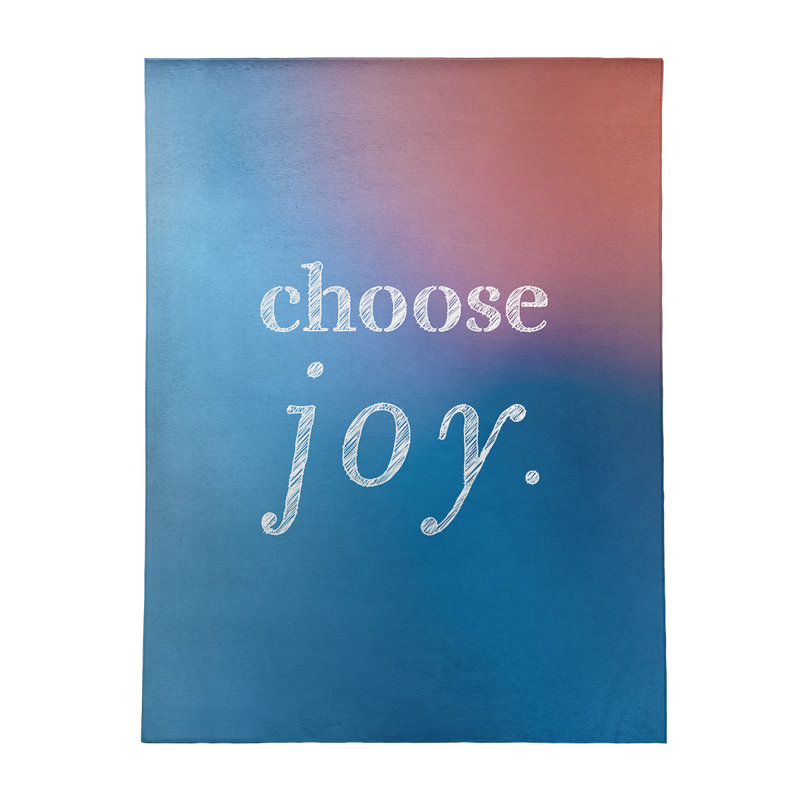 Tapis en polyester multicolore choisir une citation en poly-chenille, Rectangle 9 pi x 12 pi