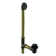 22-1/2" 17 Gauge Brass Tip-Toe Bathtub Leg Drain Assembly with 2-Hole Overflow