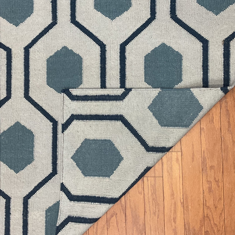 Kilim tissé à la main à plat