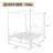 Tardun Metal Canopy Bed-591481702-591481701