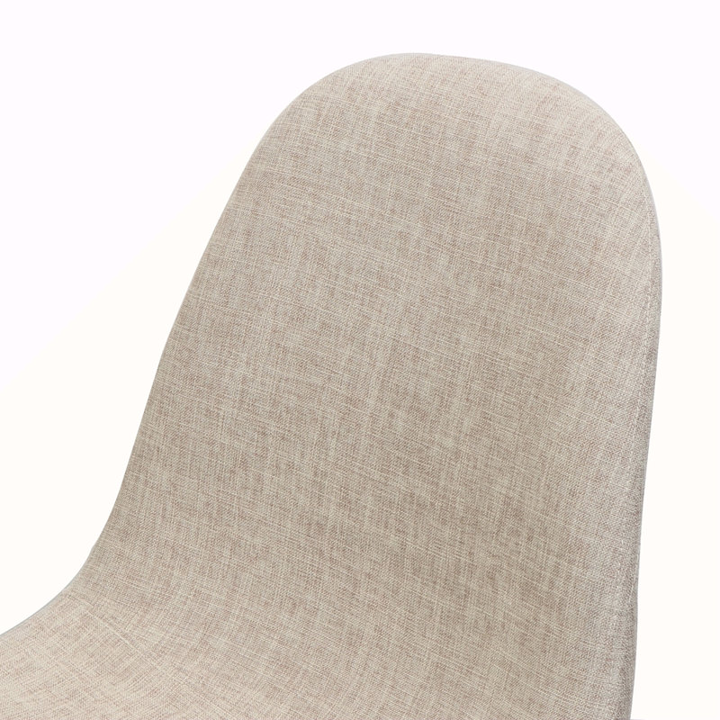 Chaise de salle à manger, Brun, Beige
