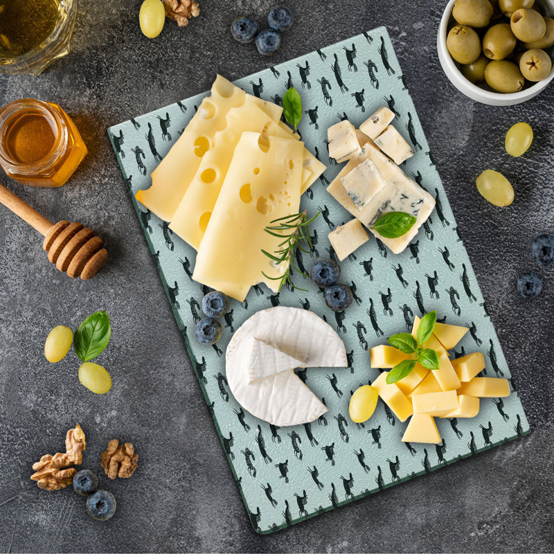 East Urban Home Glass Childish Cutting Board
