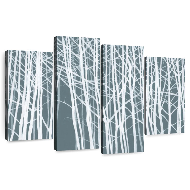 Forêt blanche Harnek, H 22 po x l 36 po