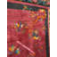 Tapis décoratif antique à motif floral de couleur mauve antique