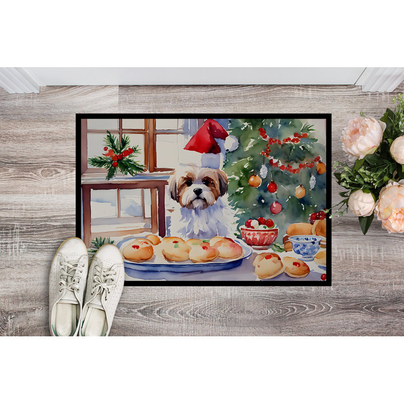 Paillasson Lhasa Apso Junya DAC3847, L 24 po x L 36 po