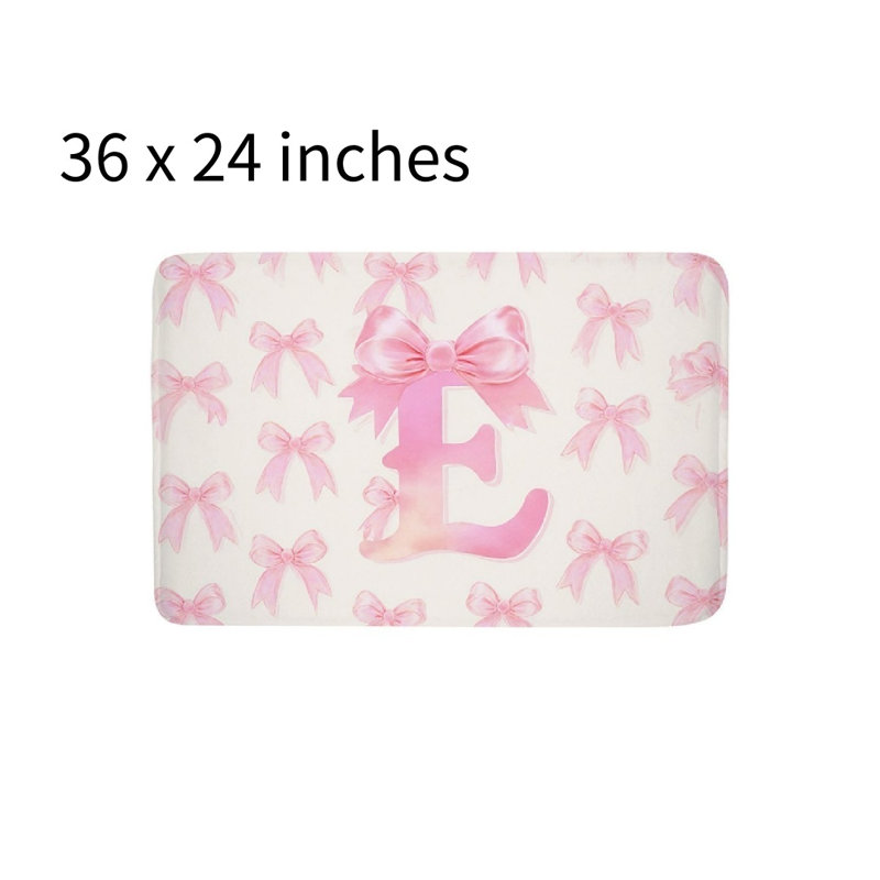 Tapis pour salle de bain rose