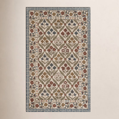 Alice Hand-Woven Floral Rug
